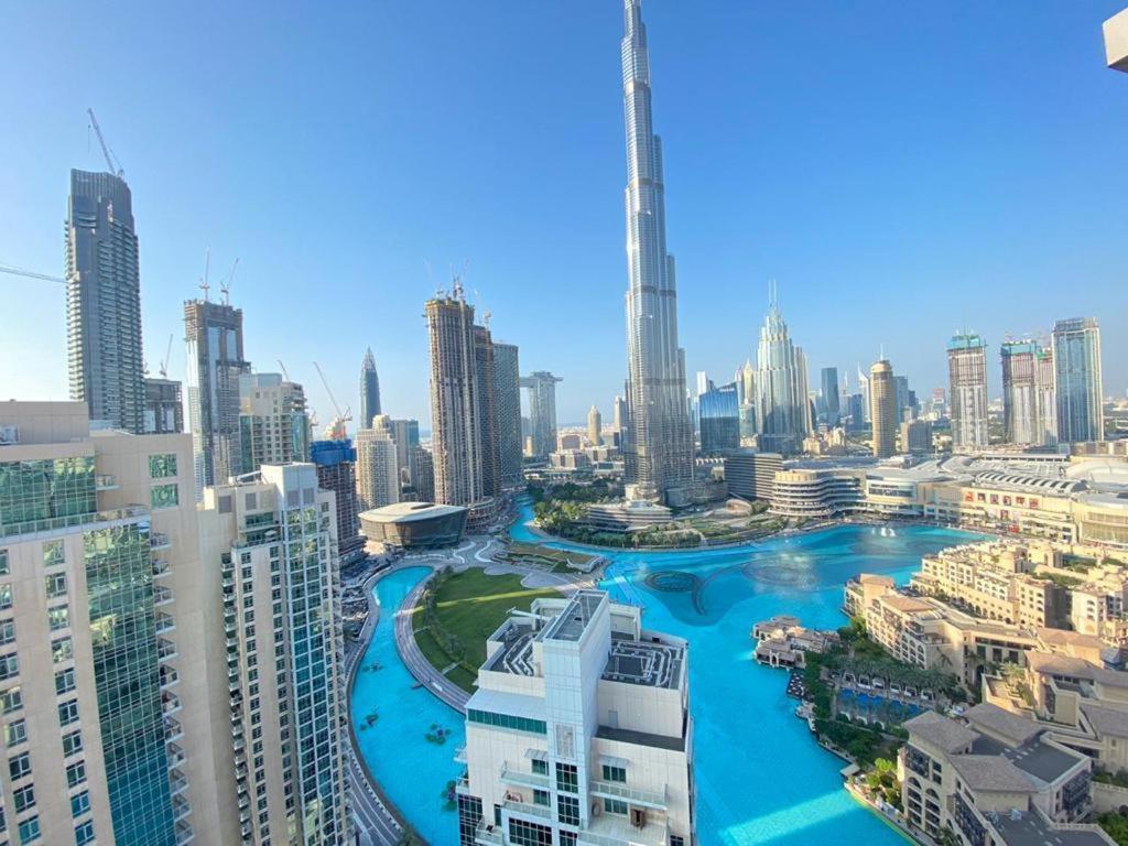 Durrani Homes - Luxury Living Besides Panoramic Fountain And Burj Khalifa View- Burj Khalifa Fireworks Dubái Exterior foto